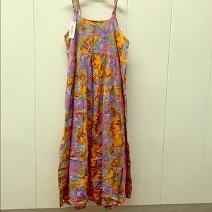 YESNO WOMEN CASUAL LOOSE BOHEMIAN FLORAL PRINT